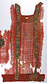 Tunic Fragment with Applied Bands, Wool, linen; plain weave, tapestry weave