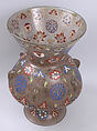 Mosque Lamp, Glass; enameled