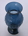 Vase, Glass; mold blown, applied foot