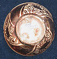 Cup, Stonepaste; luster-painted on opaque white glaze