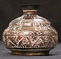 Jar, Stonepaste; luster-painted on opaque white glaze