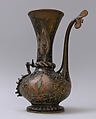 Ewer, Glass; painted