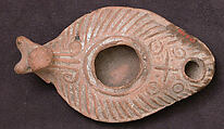 Lamp, Earthenware; molded