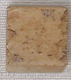 Counter, Bone; incised and inlaid with paint