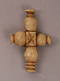 Pendant, Bone; carved and incised