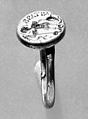 Seal Ring, Silver shank
bezel: carved
