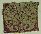 Textile Fragment, silk, metal thread