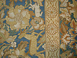 Cover, Silk, cotton; embroidered