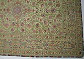 Hanging, Silk; plain-weave, embroidered