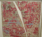 Textile Fragment, Silk and metal wrapped thread
