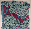 Pashmina Carpet Fragment, Silk (warp and weft), pashmina wool (pile); asymmetrically knotted pile