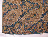 Textile Fragment, Silk, metal wrapped thread; woven