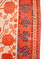 Carpet, Cotton (warp), wool (weft and pile); asymmetrically knotted pile