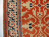 'Lotto' Carpet, Wool (warp, weft and pile); symmetrically knotted pile
