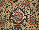 Cover, Cotton; plain weave, printed
