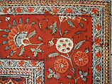 Cover, Cotton; plain weave, printed