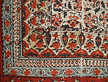Cover, Cotton; plain weave, printed