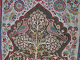 Hanging, Wool; plain weave, joined, embroidered