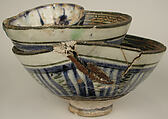 Bowls, Stonepaste; underglaze painted