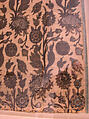 Velvet Panel with Flowering Plants, Silk, cotton, flat metal wrapped thread; cut and voided velvet, brocaded