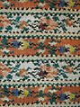 Shawl, Silk; woven