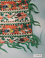 Shawl, Silk; woven