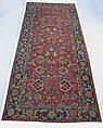 Carpet, Wool (warp, weft and pile); asymmetrically knotted pile