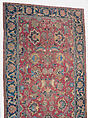 Carpet, Wool (warp, weft and pile); asymmetrically knotted pile
