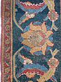 Carpet, Wool (warp, weft and pile); asymmetrically knotted pile