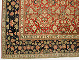 "Millefleur" Carpet, Cotton (warp and weft), wool (pile); asymmetrically knotted pile