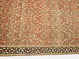 "Millefleur" Carpet, Cotton (warp and weft), wool (pile); asymmetrically knotted pile