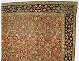 "Millefleur" Carpet, Cotton (warp and weft), wool (pile); asymmetrically knotted pile