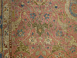 Carpet, Cotton (warp and weft), wool (pile); asymmetrically knotted pile