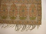Sash, Silk, metal wrapped thread; brocaded
