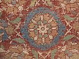 Carpet, Wool (warp, weft and pile); asymmetrically knotted pile