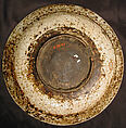 Dish, Stonepaste; underglaze painted