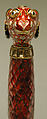 Jeweled and Enameled Ram's Head Dagger, Hilt: Gold, enameled and set with precious stones; kundan technique
Blade: steel