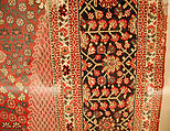 Pashmina Carpet with Gateway-and-Millefleur Pattern, Cotton (warp and weft), pashmina wool (pile); asymmetrically knotted pile