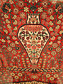 Pashmina Carpet with Gateway-and-Millefleur Pattern, Cotton (warp and weft), pashmina wool (pile); asymmetrically knotted pile