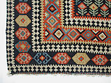"Senneh" Prayer Rug, Cotton (warp), wool (weft); tapestry-woven