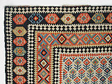 "Senneh" Prayer Rug, Cotton (warp), wool (weft); tapestry-woven
