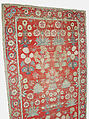 Carpet with Irises, Tulips, and Other Flowering Plants, Cotton (warp and weft); wool (pile); asymmetrically knotted pile