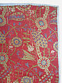 Textile Fragment, Silk, metal wrapped thread
