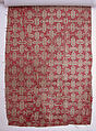 Textile with Cartouche Design, Silk, metal wrapped thread; lampas (kemha)