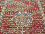 Carpet, Wool (warp, weft, and pile); asymmetrically knotted pile