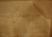 Textile Fragment, Linen; tapestry weave
