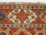 Carpet, Wool (warp, weft and pile); symmetrically knotted pile