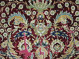 Prayer Rug, Silk, wool; asymmetrically knotted thread
