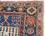 Carpet with Double-Ended Triple Niche, Wool (warp, weft, and pile); symmetrically knotted pile