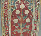 Carpet with Niche and Flower Design, Cotton (warp and weft), silk (weft), wool (pile); asymmetrically knotted pile